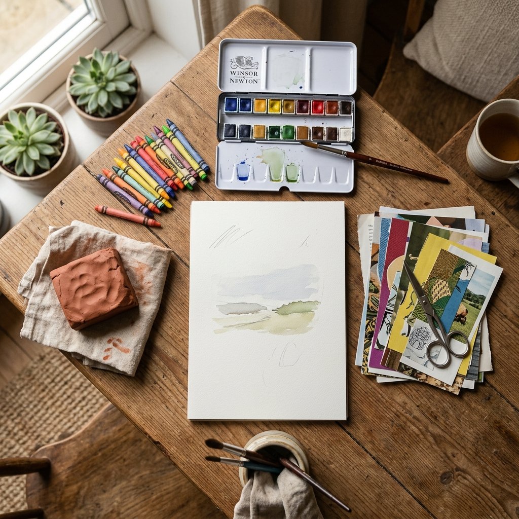 5 materiais simples para expressar emoções em casa